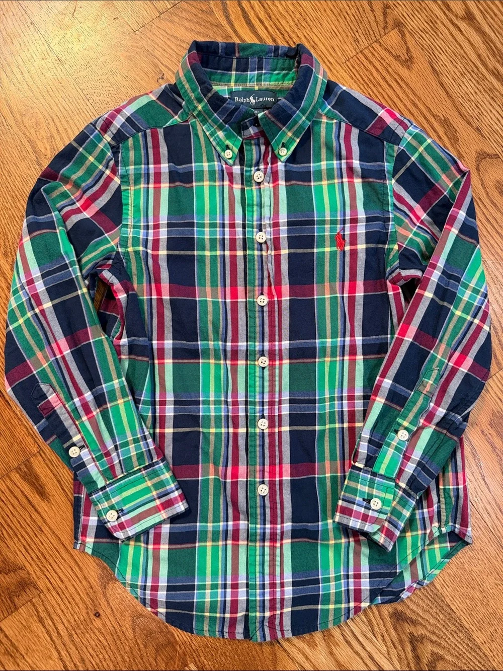Boy’s Ralph Lauren Button Up/Button Down Shirt. Size S 8. Excellent Condition.